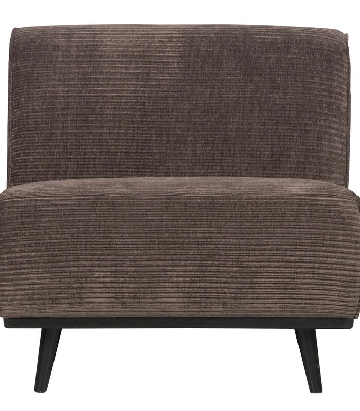 BePureHome Statement 1-Zits Element - Ribstof - Taupe - 77x79x93 3 BePureHome Statement 1-Zits Element - Ribstof - Taupe - 77x79x93