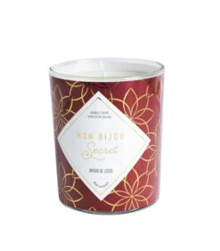 Geurkaars Lotus Met Gouden Messing Ring -Thuis Accessoires Winkel 56973af296aa46e889a153e08fdb8e9f