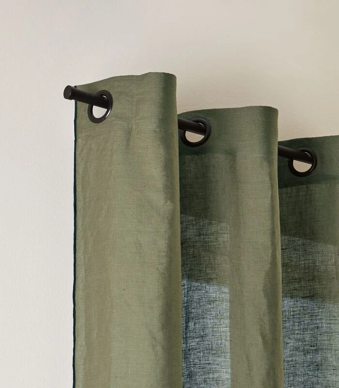 Gordijn Met Zwarte Ringen CARLINA 4 Gordijn Met Zwarte Ringen CARLINA - Afbeelding 2