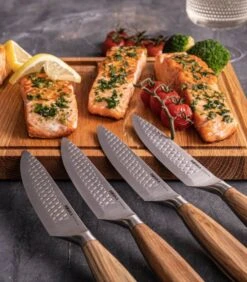 Steakmessenset Oslo+ - 4 Stuks - Multifunctioneel - Non-stick - Eikenhout 10 Steakmessenset Oslo+ - 4 Stuks - Multifunctioneel - Non-stick - Eikenhout -Thuis Accessoires Winkel 56c23d46225743098d378d79b3678d47