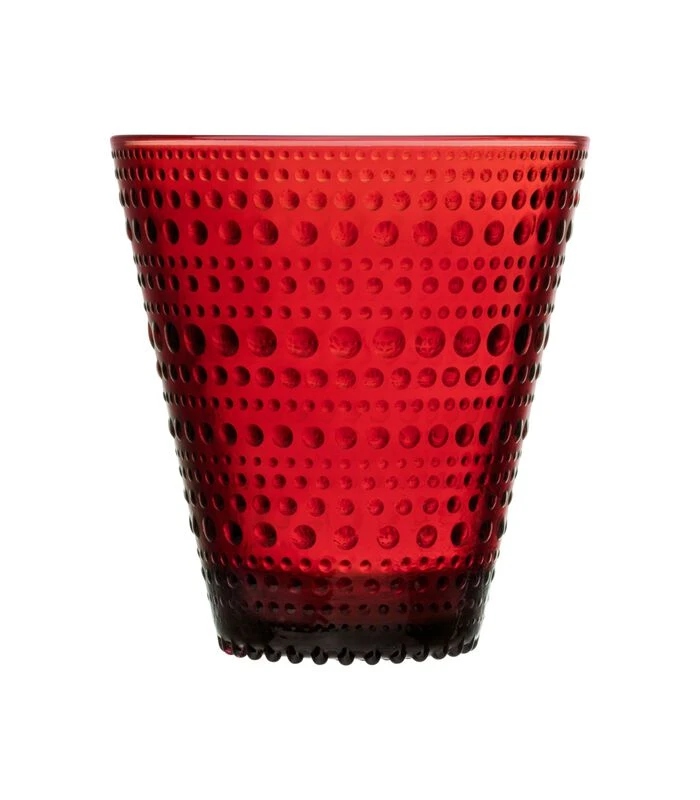 Iittala Kastehelmi Glas 30cl Cranberry 2 Stuks 3 Iittala Kastehelmi Glas 30cl Cranberry 2 Stuks