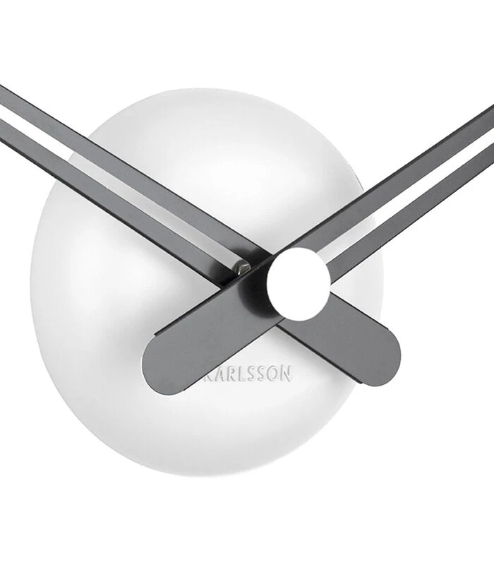 Karlsson Wandklok LBT Sharp - Wit - Ø77,5cm 5 Karlsson Wandklok LBT Sharp - Wit - Ø77,5cm - Afbeelding 3