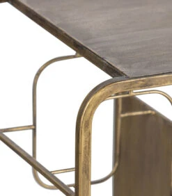 BePureHome Capo Wijnkastje - Metaal - Antique Brass - 80,5x87x33 -Thuis Accessoires Winkel 59efc16f9bca4170bf5d617776728bdb