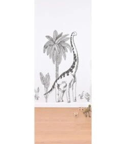 Muursticker Kinderkamer - Dinosaurus En Palmboom -Thuis Accessoires Winkel 5a68b770f5d04fd7b4f53c85d68d8718