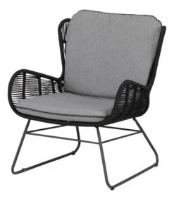 Loungestoel Outdoor Grace - Staal/Touw - Antraciet - Set Van 2 -Thuis Accessoires Winkel 5a7e2bd579e447f49f97dd92a3dc0a1d