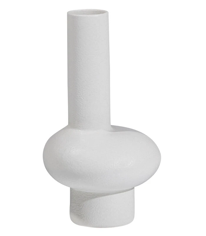 BePureHome Vaas Tank - Porselein - Kalkwit - 31x18x18 3 BePureHome Vaas Tank - Porselein - Kalkwit - 31x18x18