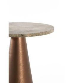 Bijzettafel Ynez - Bruin/Koper - 29x29x43cm -Thuis Accessoires Winkel 5b8072bb3624450ba58e554bea1d6180