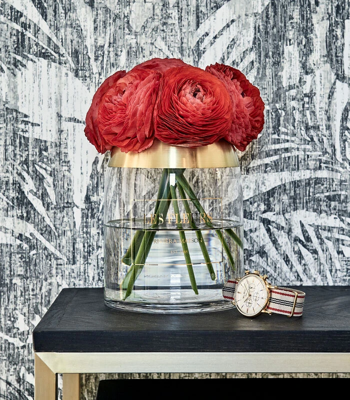 Glazen Vaas - Est 1948 Les Fleurs Vase - Transparant 4 Glazen Vaas - Est 1948 Les Fleurs Vase - Transparant - Afbeelding 2