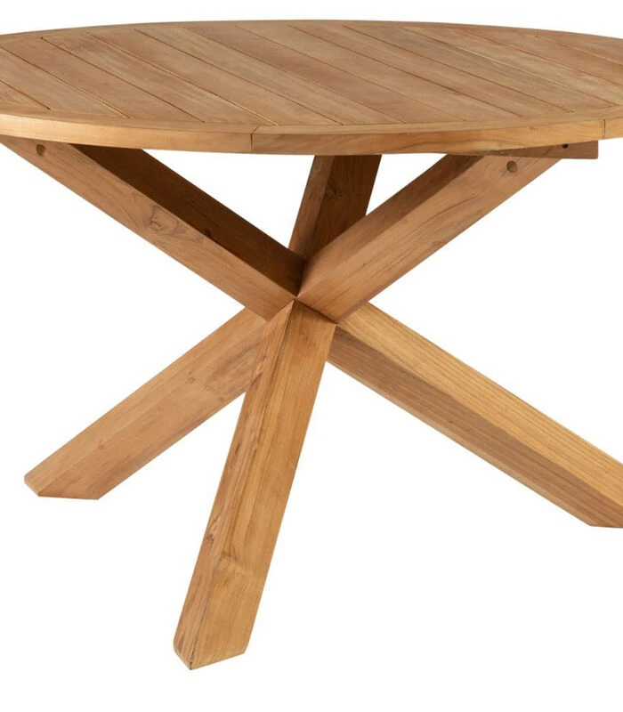 Tuintafel Java - Teak - Naturel - 76x130x130 3 Tuintafel Java - Teak - Naturel - 76x130x130