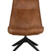 WOOOD Draaifauteuil Skyler - Kunstleer - Cognac - 94x67x85 -Thuis Accessoires Winkel 5e664158ec3e49438724132df5e9f567