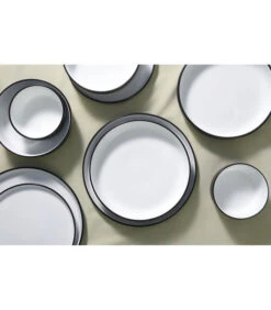 Schaal Cosmic 16 Cm 55 Cl Zwart Wit Porselein 2 Stuk(s) -Thuis Accessoires Winkel 5e9b87f3eaca445098c3ab9d669ddb70