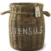 Keukengerei Houder Lepelhouder - Rustic Rattan Utensils Pot - Bruin 2 Keukengerei Houder Lepelhouder - Rustic Rattan Utensils Pot - Bruin -Thuis Accessoires Winkel 604613e0326c4c55a047051855ddc99b
