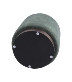 Leitmotiv Poef W. Wood Rim - Velvet Donker Groen - Medium - 36x38cm -Thuis Accessoires Winkel 60b6385fb1f34f2497334ccffd51558f