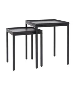 Bijzettafel Kendra - Zwart - Set -Thuis Accessoires Winkel 6104ec17c9904bffad3cabf9f58bf06b