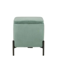 Leitmotiv Poef Snog - Jade Groen/Zwart - 45x45x47cm -Thuis Accessoires Winkel 612700ae523f4167af1ba32a8ad04d92