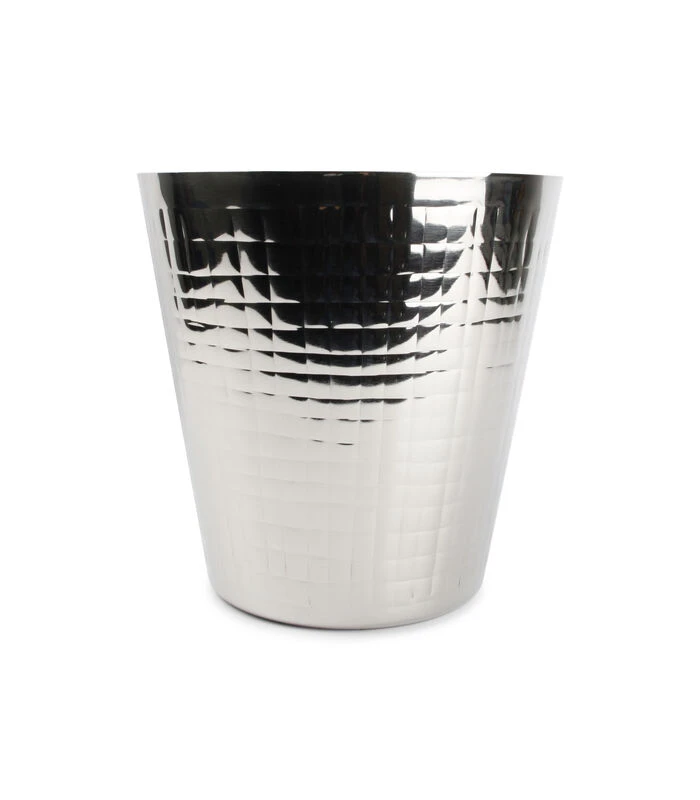 Champagnekoeler 23xH23cm Patroon Zilver Bar 4 Champagnekoeler 23xH23cm Patroon Zilver Bar - Afbeelding 2