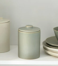 Voorraadpot Kermamiek Met Deksel, Snoeppot Mat - Marseille - Groen -Thuis Accessoires Winkel 61dc0aed4d8d43138386ad1b32bb367f