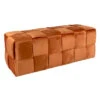 Leitmotiv Bank Weaved - Oranje - 100x39x38cm -Thuis Accessoires Winkel 63864f335d4e48d381f6804751c506e1