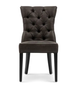 Eetkamerstoel Zonder Armleuning - Balmoral Dining Chair - Donkerbruin