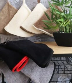 Set Van 2 Ronde Badstof Handdoeken 480gr DECO -Thuis Accessoires Winkel 65febdd96b0f458595a21742aa649aa3