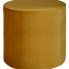 WOOOD Sara Poef Hoog - Fluweel - Oker - 46x46x46 -Thuis Accessoires Winkel 6624cd4211e0475e86bcf7cb5d9bb053