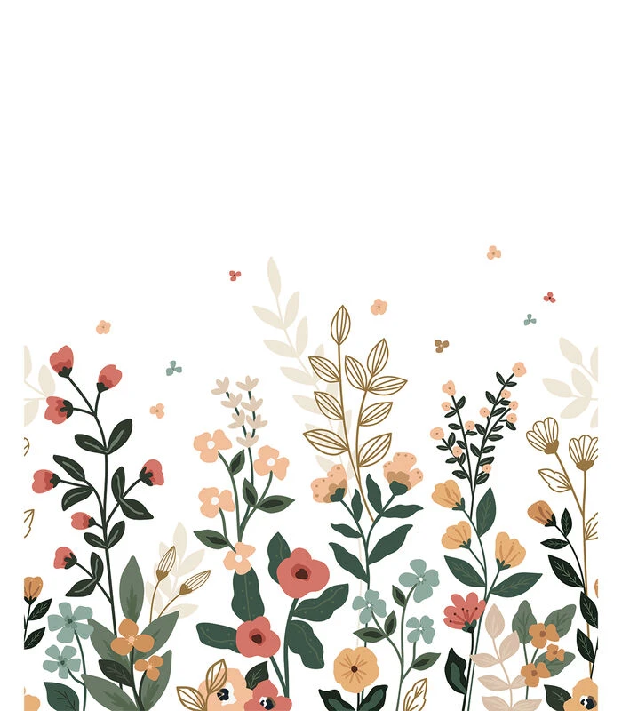 BLOEM Behang Wanddecoratie - Voorjaarsbloemen 4 BLOEM Behang Wanddecoratie - Voorjaarsbloemen - Afbeelding 2