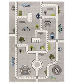 Vloerkleed Maui Kids Kindertapijt Auto Weg