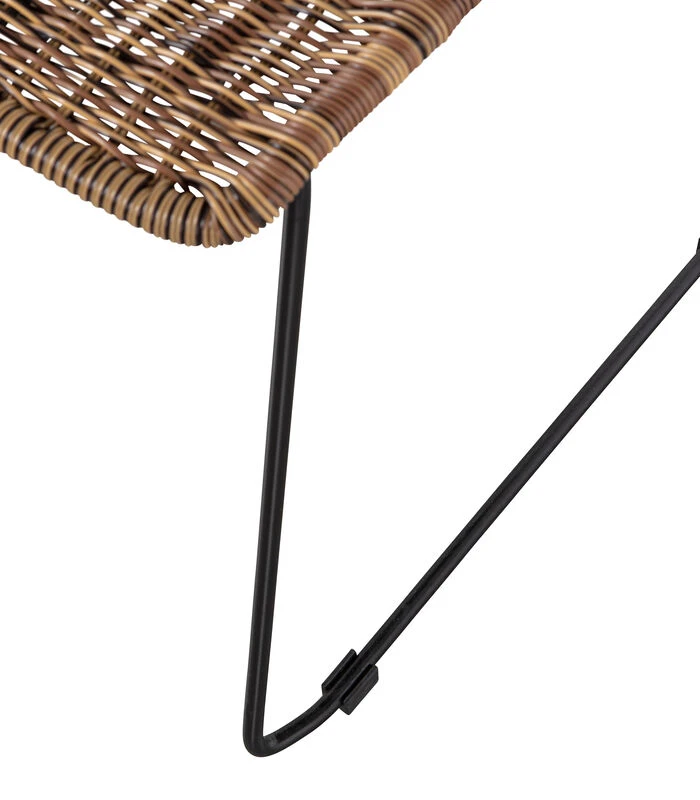 WOOOD Wings Tuinstoel - Polyester - Naturel - Set Van 2 5 WOOOD Wings Tuinstoel - Polyester - Naturel - Set Van 2 - Afbeelding 3