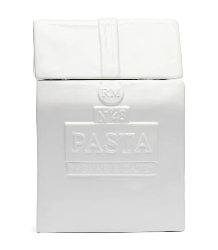 Voorraadpot Met Deksel, Vershoudpot Pasta - Pasta - Wit 3 Voorraadpot Met Deksel, Vershoudpot Pasta - Pasta - Wit