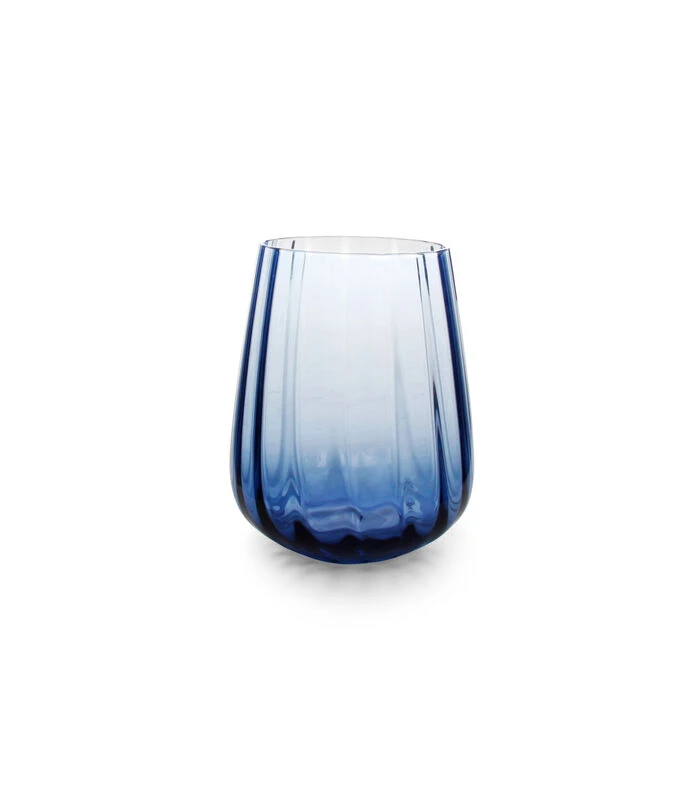 Glas 49cl Blauw Linea - Set/4 3 Glas 49cl Blauw Linea - Set/4