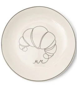 Serveerbord Le Petit Déjeuner Wit