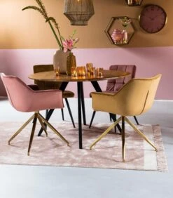 Eettafel Mimoso - Hout/Zwart - Ø140cm 9 Eettafel Mimoso - Hout/Zwart - Ø140cm -Thuis Accessoires Winkel 6f1b8768798e494b8e8c026db9184d8f