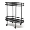 Serveerwagen 71x32xH79cm 2 Lagen Zwart Bar -Thuis Accessoires Winkel 6ffa0f9b7ea242c28ab380f68be50c96