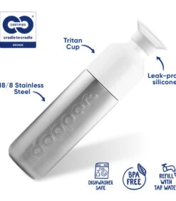 Dopper Roestvrijstalen Drinkfles Steel 490ml 10 Dopper Roestvrijstalen Drinkfles Steel 490ml -Thuis Accessoires Winkel 722406f04edc45758617ce8efaab75a0