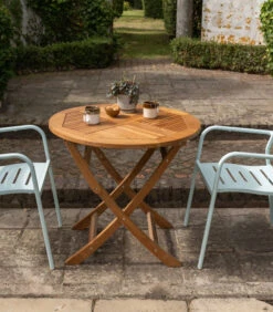 Tuinstoel Met Armleuning - Aluminium - Blauw - 85x56x53 -Thuis Accessoires Winkel 72f0ff29603f41d79f728e33b3d46774