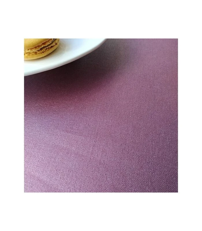 Effen Gecoat Tafelkleed Pruim 6 Effen Gecoat Tafelkleed Pruim - Afbeelding 4