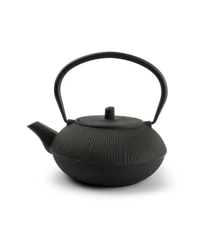 Theepot 80cl Strepen Zwart My Tea 3 Theepot 80cl Strepen Zwart My Tea