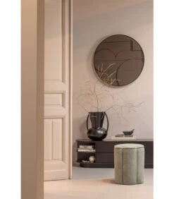 Fiona Rond Schilderij - Espresso - 80x80x5 -Thuis Accessoires Winkel 7583db4e8e4c467c87d7ec332c993810
