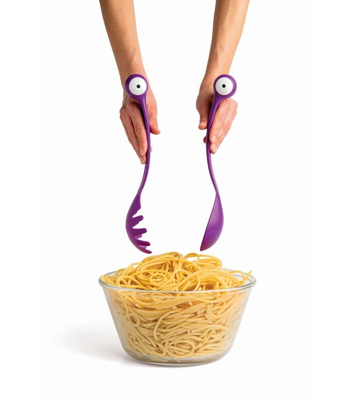 Pasta Monsters - Opschepbestek - Paars 4 Pasta Monsters - Opschepbestek - Paars - Afbeelding 2