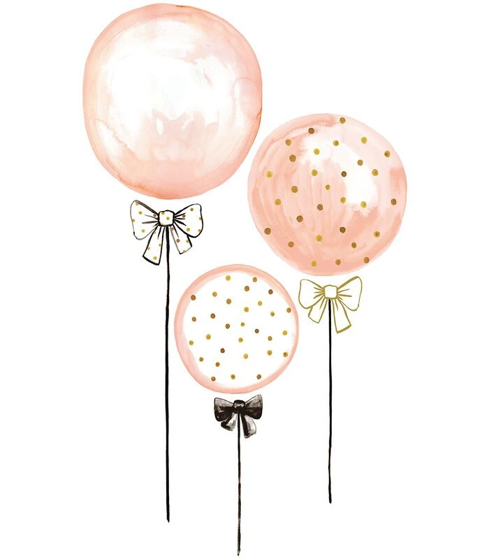 Muursticker Kinderkamer - Flamingo Ballon 3 Muursticker Kinderkamer - Flamingo Ballon