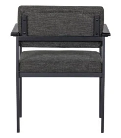 WOOOD Eetkamerstoel Gust - Polyester - Donkergrijs - Set Van 2 -Thuis Accessoires Winkel 77bc5dea2dec4e6c9d0b0923c4e70669