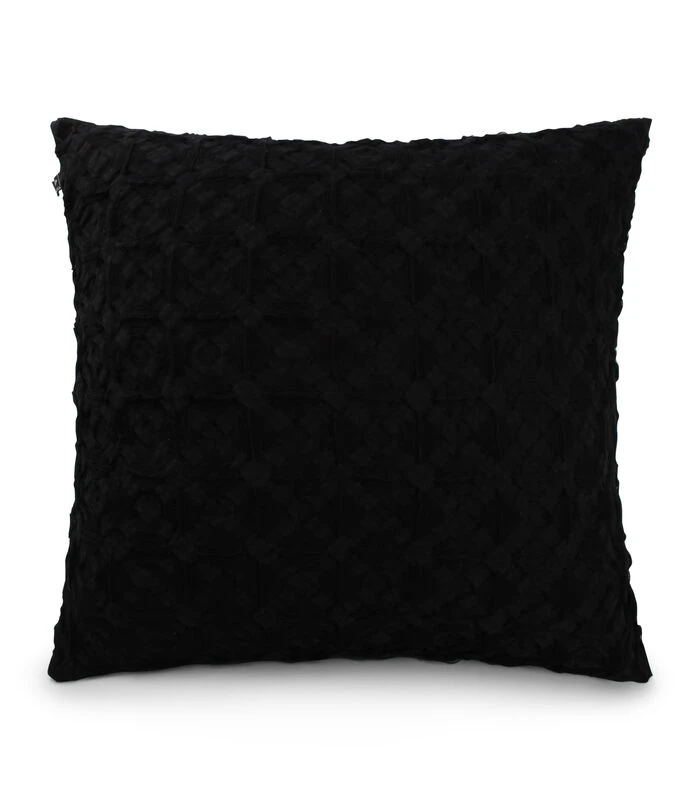 Kussen 45x45cm Zwart Boho 3 Kussen 45x45cm Zwart Boho