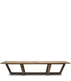 Tuintafel Hout - Tanjung Outdoor Dining Table - 400x100 Cm - Bruin