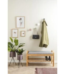 Leitmotiv Bank Arch - Bamboe Met Grijze Stof - 90x33x50cm 9 Leitmotiv Bank Arch - Bamboe Met Grijze Stof - 90x33x50cm -Thuis Accessoires Winkel 7ce7b9a87f69404ba09bfb8f0f19095e