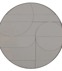 Fiona Rond Schilderij - Mist - 115x115x5