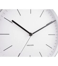 Karlsson Wandklok Minimal - Wit, Nikkel Behuizing - Ø27,5cm 11 Karlsson Wandklok Minimal - Wit, Nikkel Behuizing - Ø27,5cm -Thuis Accessoires Winkel 7e556774ea6f41889b48dd9628920969