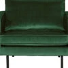 BePureHome Rodeo Fauteuil - Velvet - Green Forest - 85x105x86