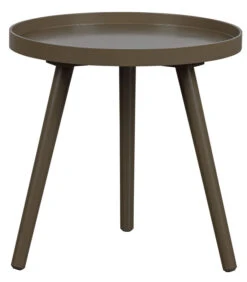 WOOOD Sasha Bijzettafel - Hout/MDF - Bruin - 41x41x41