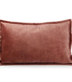 Thuis Accessoires Winkel 32 Kussen 60x40cm Velvet Roze Lounge