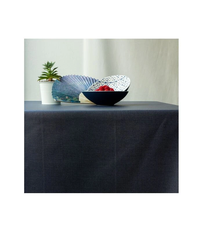 Effen Antracietgrijs Rond Of Ovaal Gecoat Tafelkleed 3 Effen Antracietgrijs Rond Of Ovaal Gecoat Tafelkleed